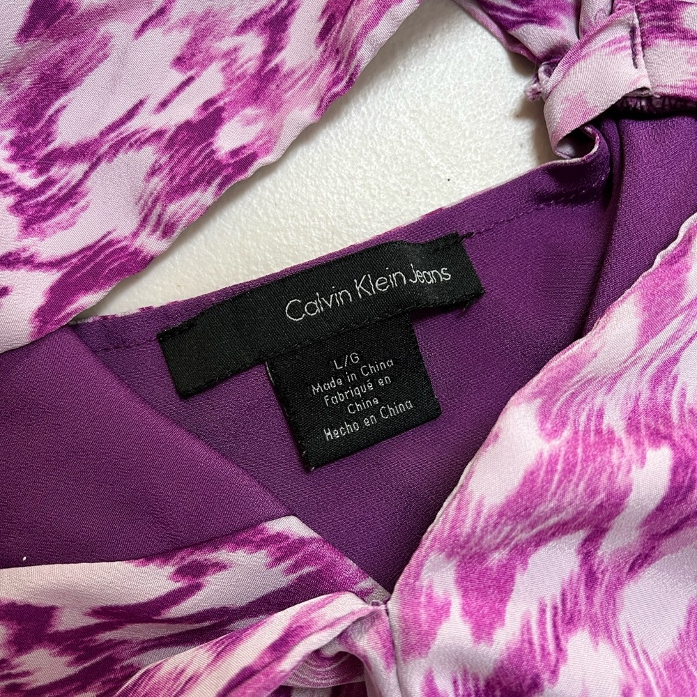 Calvin Klein Jeans Pink Halter Sundress - Picture 6 of 15